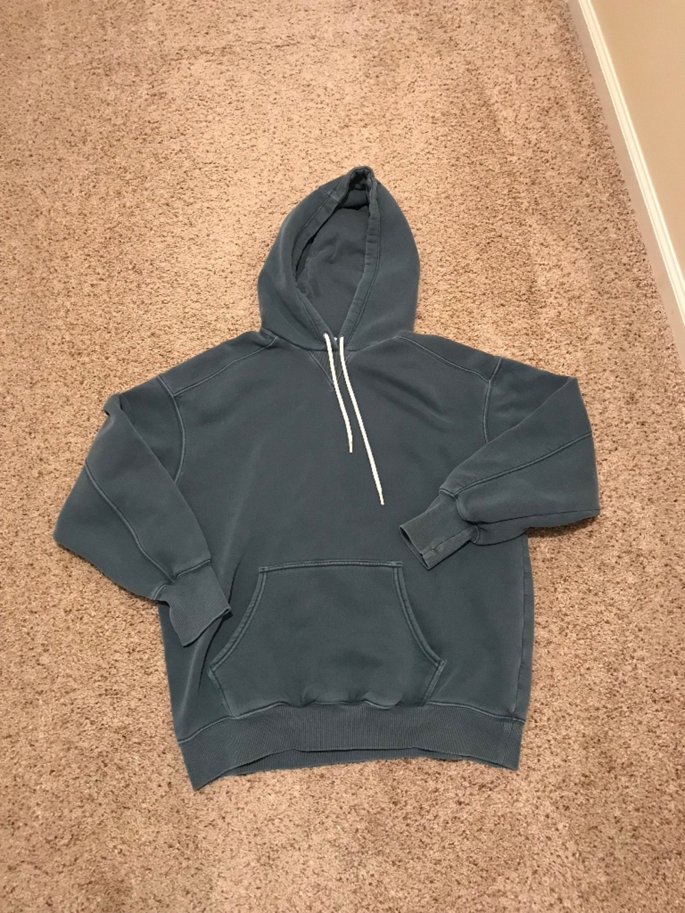 Green hoodie